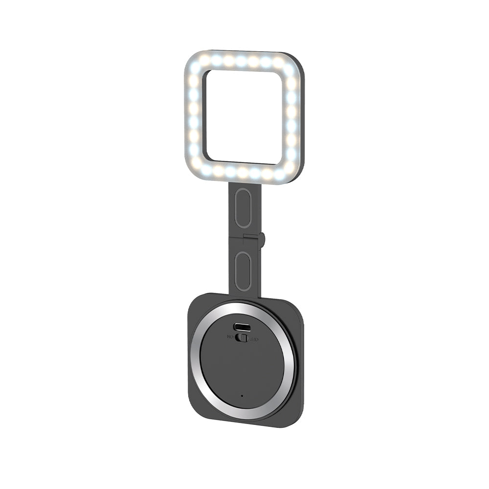 Magnetic Selfie Light for iPhone & Smartphones – Portable Rechargeable LED Light for TikTok, Selfies & Video Calls